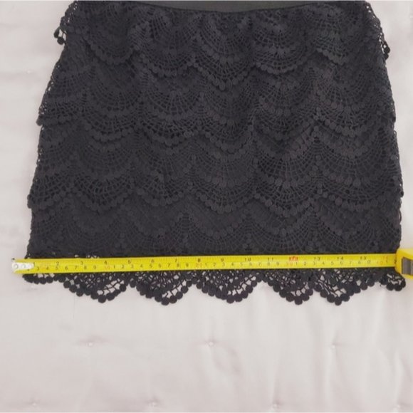 Aeropostale Cotton Blend Scalloped Lace Skirt- S - Picture 6 of 14